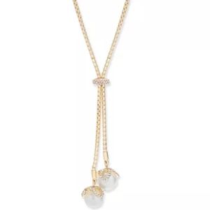 NWT Charter Club Gold Tone Pearl combo set